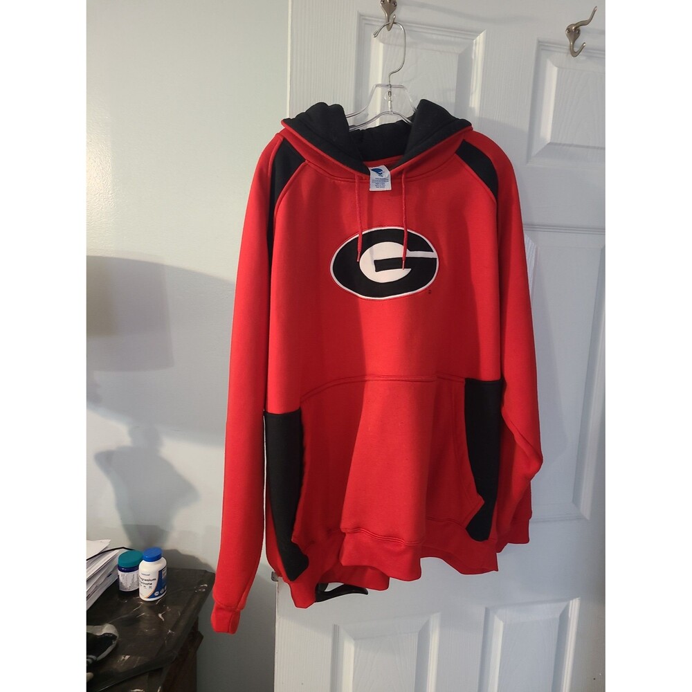 NCAA by Knights Apparel red Georgia Bulldogs hooded sweatshirt Sz 3XL